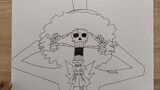 Cara Menggambar Brook dari Anime One Piece