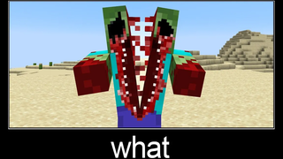 Minecraft รออะไร meme part 221 (Scary Zombie)