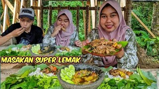 Bikin Ketagihan..!! Oseng Oseng Usus Pedas Manis, Lalapan, Sambel Tomat