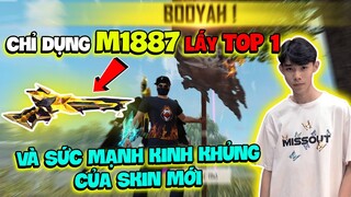 [FreeFire] Chỉ Dùng M1887 Hào Quang Vàng Lấy Top 1 Test Sức Mạnh Kinh Khủng Của Skin Mới