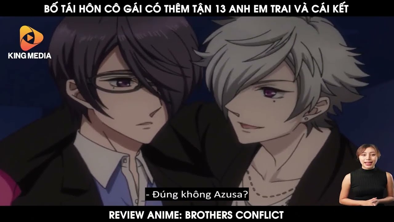 Review Anime Brothers Conflict | Bố Tái Hôn, Cô Gái Có Thêm Tận 13 Anh Em  Trai Và Cái Kết - Bilibili