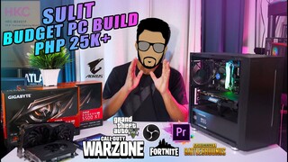 SULIT Budget PC Setup at Php 25K+ for Streaming/Editing/Gaming PC Build ft Call of Duty Warzone 2020