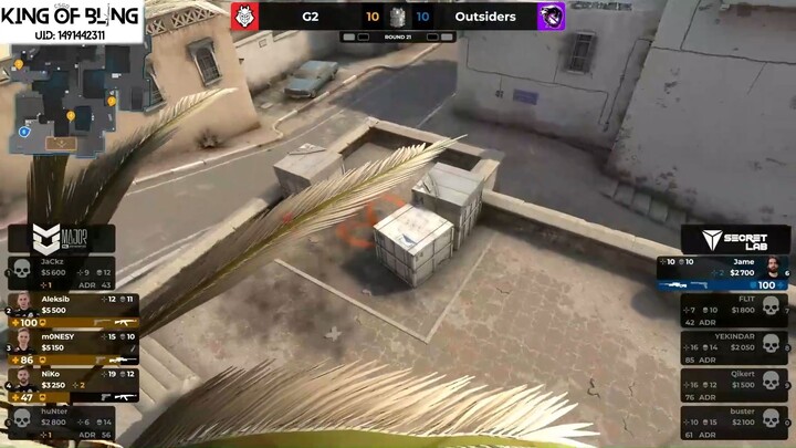 Jame bất lực khi cả team chết hết mà địch còn đặt xong C4, G2 dẫn trước #TongHop