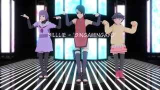 【Naruto MMD/60FPS】Billlie - GingaMingaYo - Sumire*Sarada*Himawari