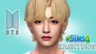 💜 BTS V/Taehyung ✨ ¦ The Sims 4 CAS (+full cc list)