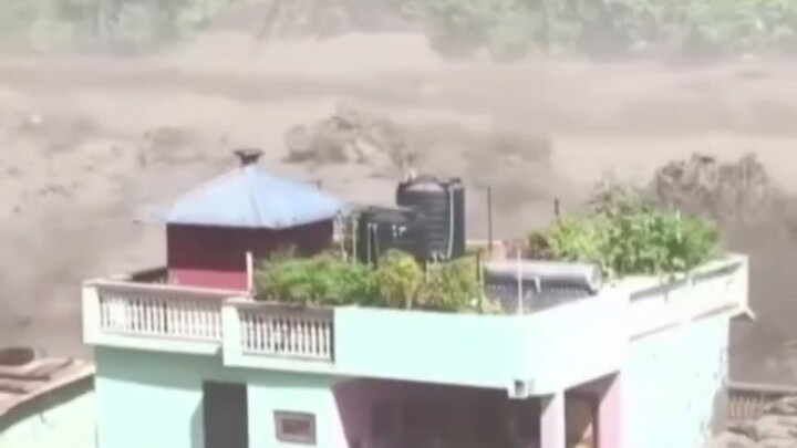 A house and its resident was saved during the Nepal Flash Flood