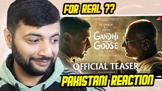 GANDHI GODSE | OFFICIAL TEASER | My Reaction