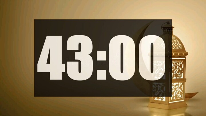 43 Minute Timer | Loud Alarm | Time call
