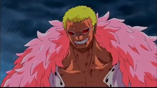 momen Luffy melawan haki Doflamingo