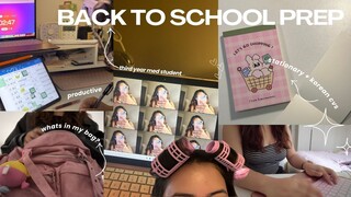 医学生 BACK TO SCHOOL 准备日常｜开学reset vlog & 学习tips
