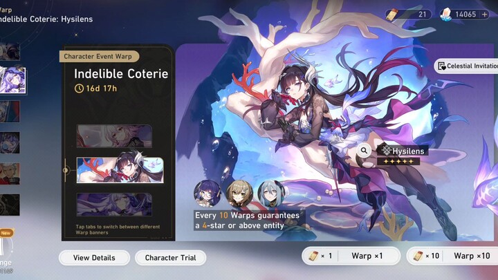 Gacha Hysilens Honkai Starrail