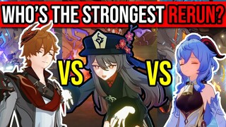 DPS SHOWDOWN! Childe vs Hu Tao vs Ganyu! Who's the STRONGEST RERUN?! Genshin Impact