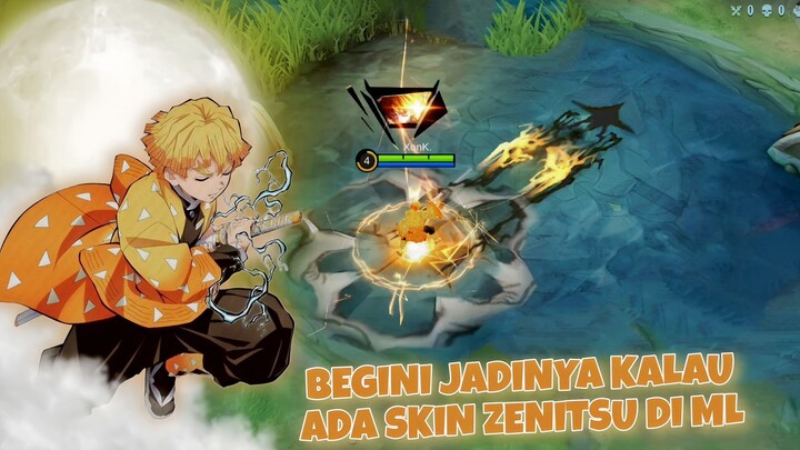 Begini Jadinya Kalau Skin "Zenitsu⚡" di Mobile Legends