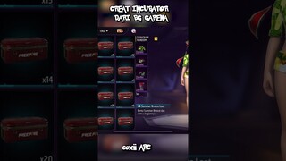 KOTAK INCUBATOR DARI BG GARENA FF #freefire #shorts