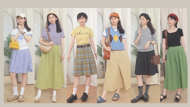 【สวัสดีเสื้อยืดฤดูร้อน】การแต่งตัวแบบเรียบง่ายและใช้งานได้จริงกับเสื้อยืด｜ไอเดียการใส่เสื้อผ้าชิ้นเดี