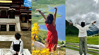 【准大一百万剪辑】我在海拔4500m的川西跳了Lalaland转场PLUS
