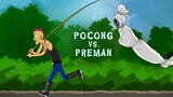Pocong Vs Preman, Kartun Hantu Lucu