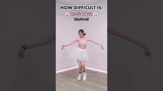 How difficult is: SWAN SONG - LE SSERAFIM (르세라핌) 🦢 #lesserafim #swansong #르세라핌 #kpop