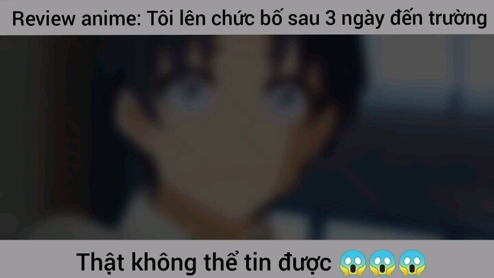 thật không thể tin được khi tôi đã lên chức bố