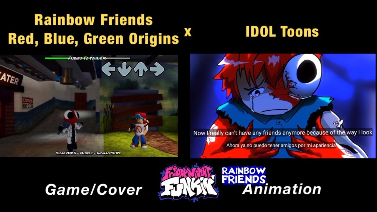 Rainbow Friends vs ALPHABET Lore, Game x FNF Animation
