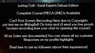 Justing Goff Course Email Experts Deluxe Edition download