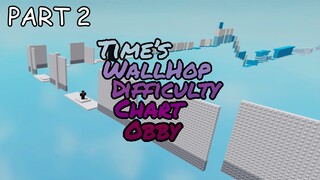 [PART 2] Time's Wallhop Difficulty Chart obby (Stages 107-118) (ROBLOX Obby)