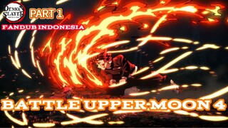 [FANDUB INDONESIA] BATTLE UPERMOON 4| KIMETSU NO YAIBA SEASON 3
