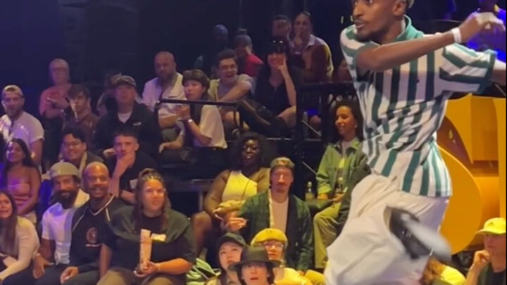 Jikay, one of the SDF popping champions, in full-blown frenzy during the preliminaries 🔥