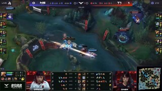 Highlights T1 vs NS - Ván 2 _ LCK Mùa Hè 2022 _ Tuần 1 Ngày 3