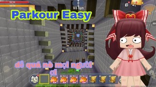 Mini World | Trải Nghiệm Map Parkour Easy | Diệu Mèo TV