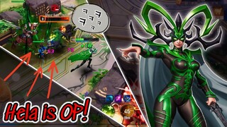 HELA MARVEL SKILL IS OP | HELA SKILLS AND COMBO EXPLAIN