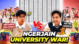 TRIK NGERJAIN 300 SOAL MTK UNIVERSITY WAR VIRAL!! SAMBIL MAKAN RAMEN BAKSO HOT!!