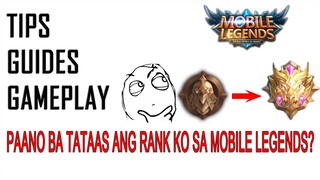 Paano ba Manalo Sa Ranked Games?(Mobile Legends)