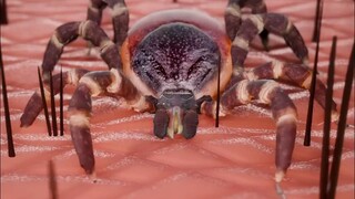 إذا التصقت بك حشرة القراد عن طريق الخطأ، فستقوم بقطع جلدك وتثبيت نفسها باستخدام فمها، ولن تنفصل أو ت