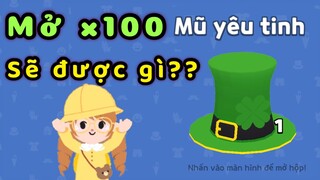 PLAY TOGETHER | OPEN 100 LEPRECHAUN’S HATS | Mở 100 MŨ YÊU TINH ĐƯỢC GÌ ?