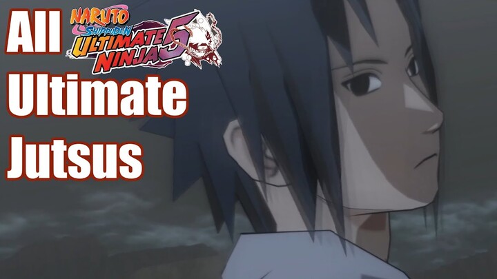 Naruto Shippuden: Ultimate Ninja 5 - All Ultimate Jutsus 1080p 60fps