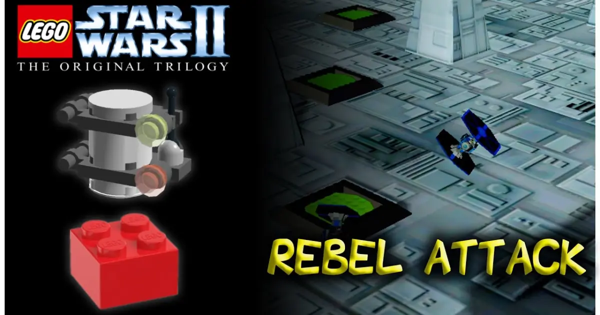 LEGO Star Wars The Original Trilogy | REBEL ATTACK - Minikits Red Power Brick - Bilibili