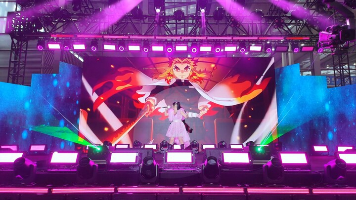 After the release of Infinity City, I still cry when I watch the live performance of "Demon Slayer"