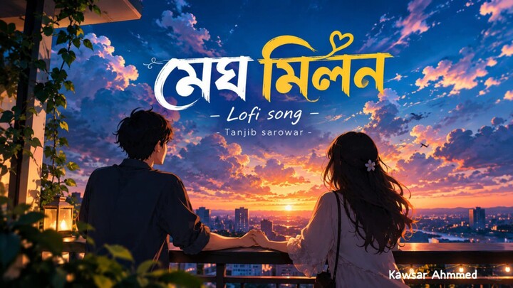 Meghomilon (মেঘ মিলন) - Tanjib Sarowar | Lyrics Video | Lyrics Formation