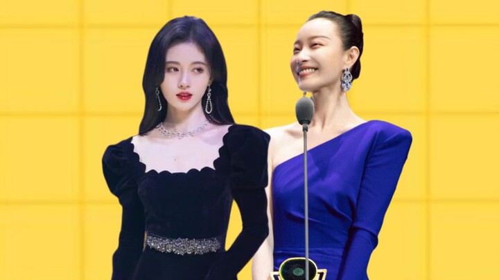 Foto close-up di karpet merah ungkap “wajah asli”: Ju Jingyi punya efek kecantikan bawaan, garis ram