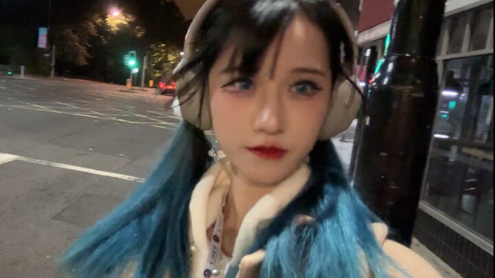A moe girl on the streets of the UK