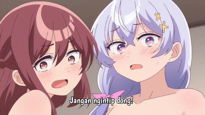 Gak sengaja lihat Mbak Akemi dan Hiyori-sensei ganti baju di ruang tamu 🥵💦