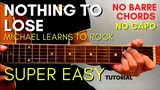 MICHAEL LEARNS TO ROCK - NOTHING TO LOSE CHORDS (EASY GUITAR TUTORIAL) for BEGINNERS