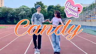 [Bian Baekhyun] Super sweet 'CANDY' challenge campus double dance. What's sweeter than 🍬 is 🍬🍬 [Roji