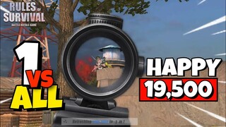 WHAT 3 YEARS & 8 MONTHS OF PLAYING RULES OF SURVIVAL LOOKS LIKE [ 1 VS ALL MONTAGE ]