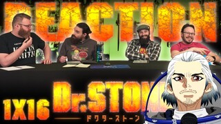 Dr. Stone 1x16 REACTION!! "A Tale for the Ages"