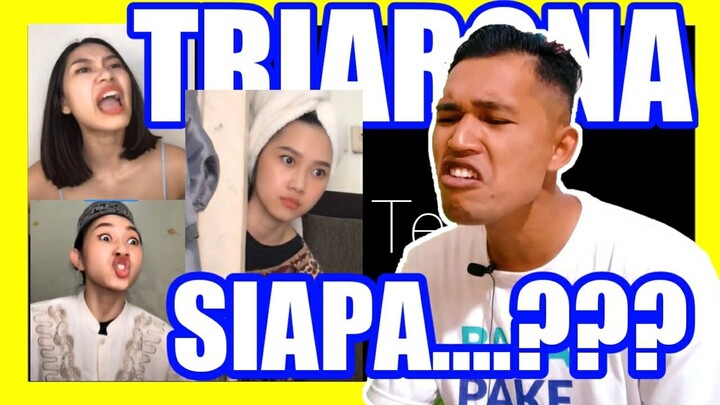 TIKTOK TRIARONA SI CEWE TIKTOK PALING LUCU - REACTION TIKTOK