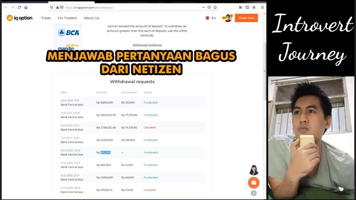 Berapa Penghasilan Di Binary Option Dengan Modal Minim?