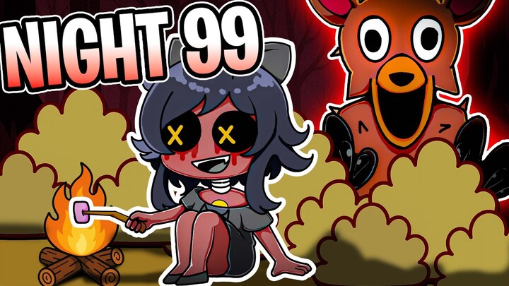 I Spent 99 Nights in THE FOREST (Roblox)