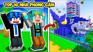 YABUN TOP 10 BÍ MẬT NHÀ PHONG CẬN TRONG LÀNG HERO TEAM MINECRAFT BÍ MẬT PHONG CẬN ĐÃ GIẤU FAN